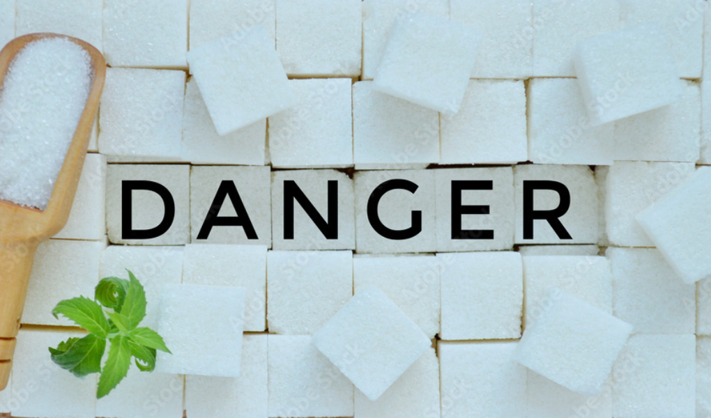 Le sucre blanc est dangereux pour la santé