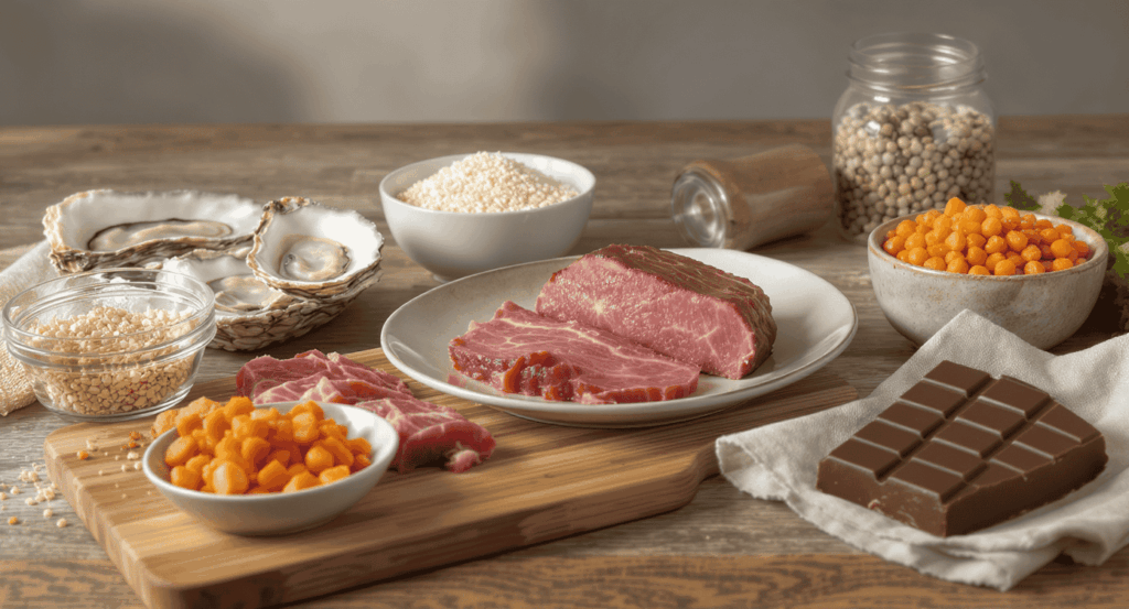 Quels aliments privilégier pour un bon apport en zinc