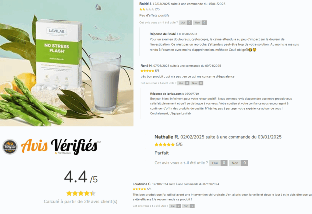 avis client sur lavilab no stress Flash