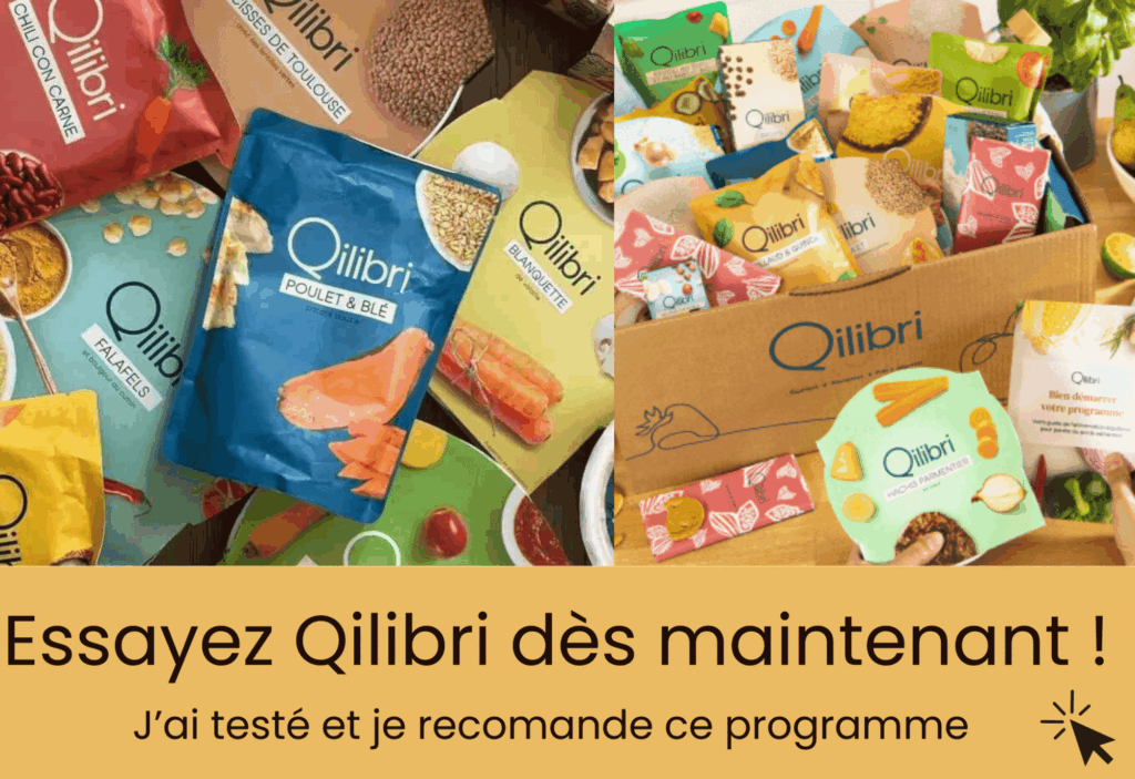 repas minceur de la marque Qilibri