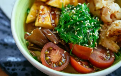 Algues bretonnes et poissons gras