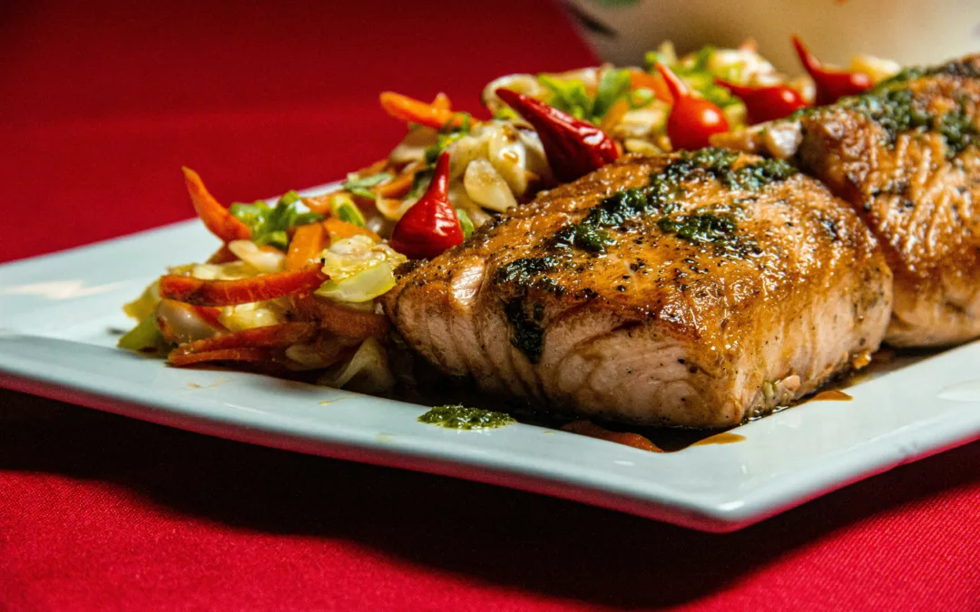 Diète flexitarienne produits de la mer et végétaux